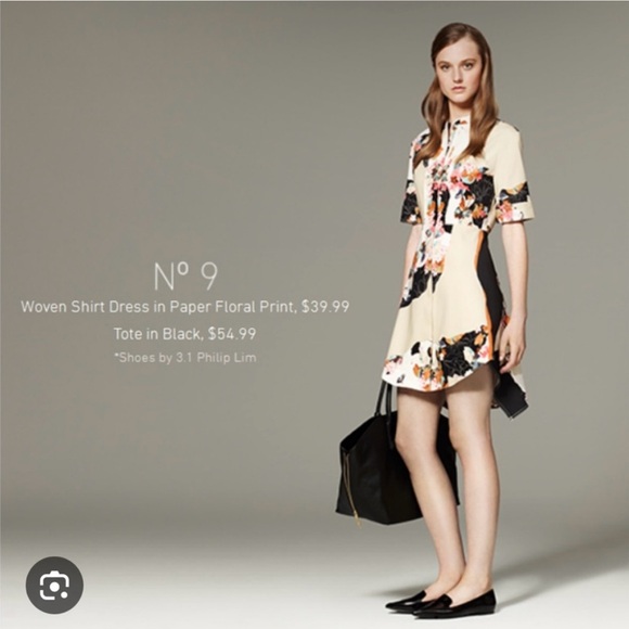 3.1 PHILLIP LIM for Target | Zipper OriEntal Floral Short Sleeve Dress sz S - Picture 3 of 13
